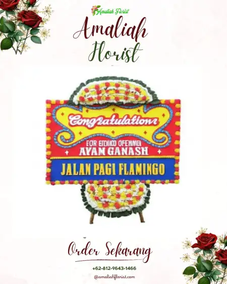Sewa Papan Bunga Puri